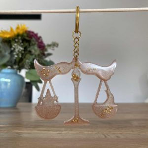 Porte-clés zodiaque Balance